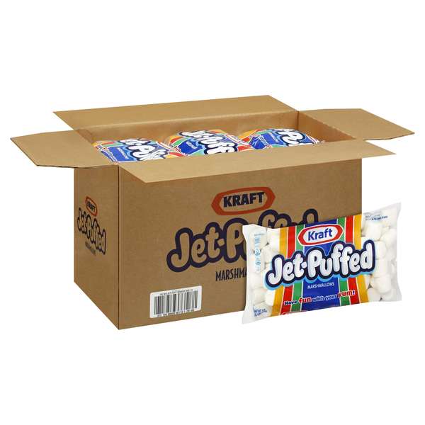 Jet-Puffed Jet-Puffed Regular White Marshmallows 1lbs Bag, PK12 10600699661161